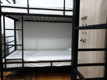 Фото номера Спальное место на двухъярусной кровати в общем номере для женщин Хостелы Station Hostel г. Атырау 7